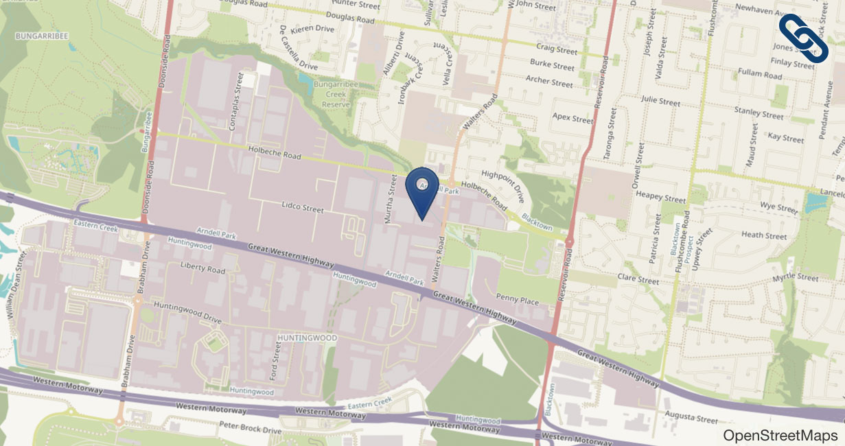 Karte in neuem Fenster öffnen Lageplan Garlock Australien